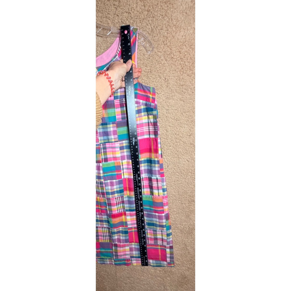 Talbots Madras Patchwork Plaid Shift Dress Size 2 Preppy Cotton - Picture 14 of 15